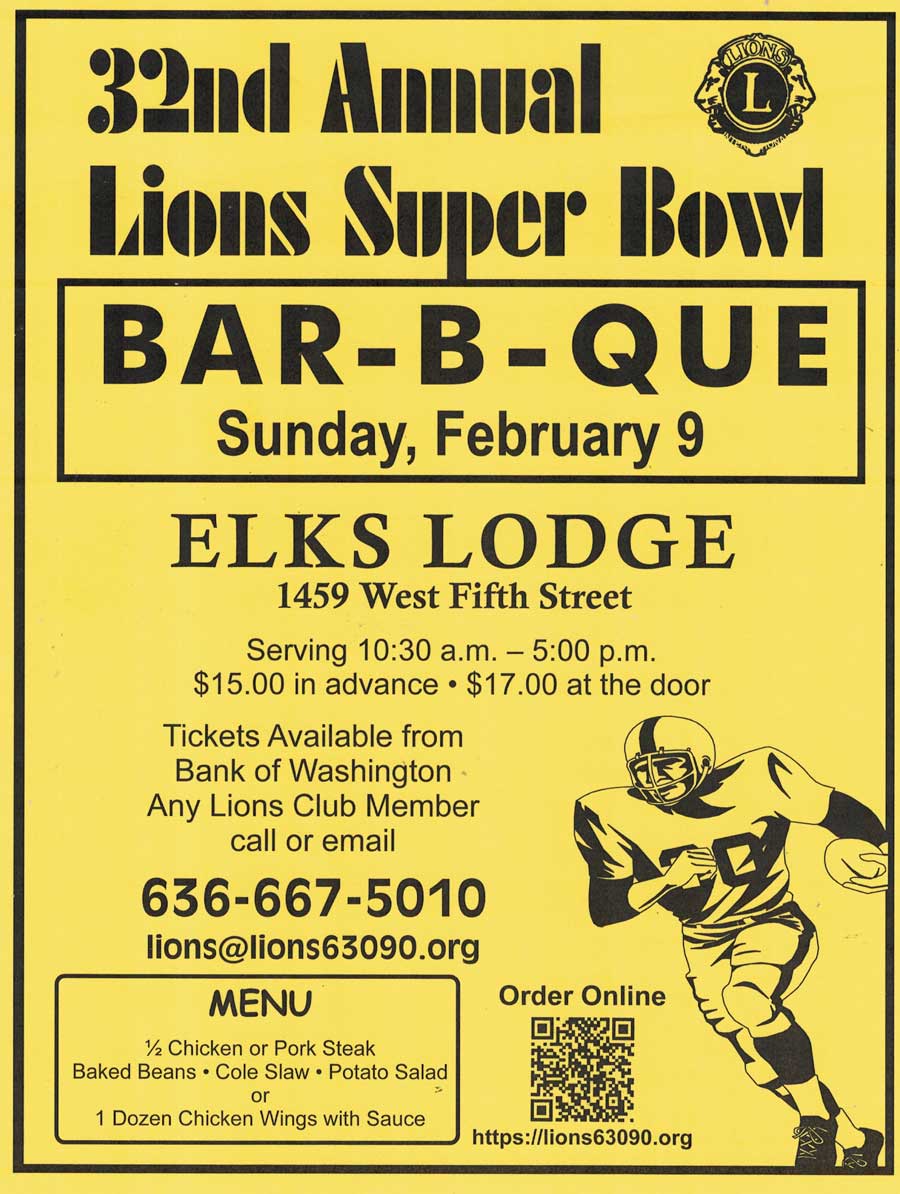 Super Bowl BBQ Ticket Poster